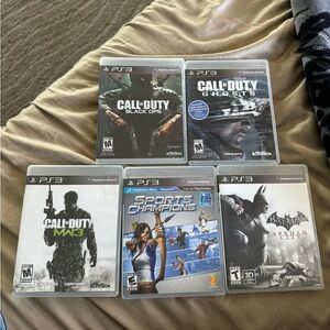 Brand new video games for ps3 total of 5